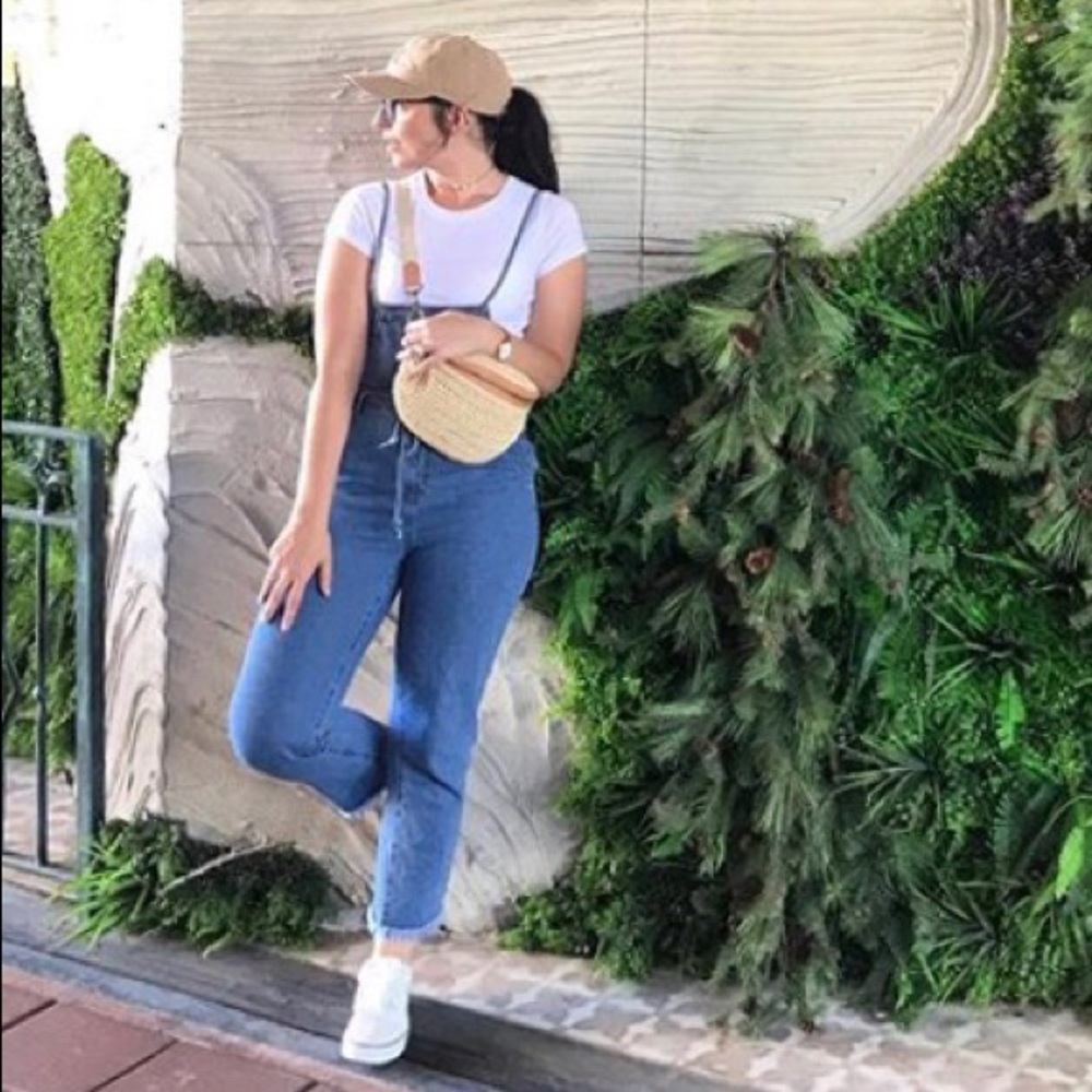 Denim overalls